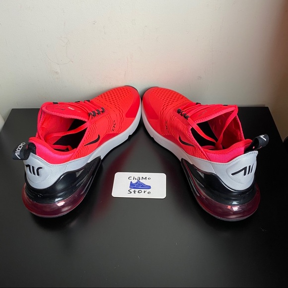 Nike Air Max 270 Men’s Red Orbit Black Grey - Picture 5 of 9
